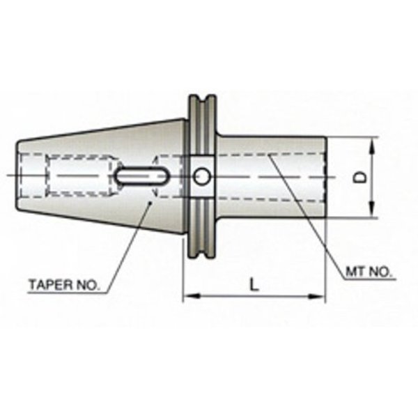 Yg-1 Tool Co Cat50 Morse Taper Holder #2 CL038